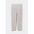 pantaloni lunghi in 100% lino uomo beige taglia m