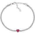 bracciale tennis donna argento 925 gioiello bt21cubrbz16