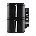 double stack 2-ebenen heiluftfritteuse sl300eu (schwarz 2. 470 watt 2 krbe je 3 8 liter)