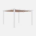 telone per pergola condate in poliestere 3x4 m. ecrù