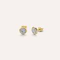 orecchini lobo crystal gold oro giallo cristallo collezione crystal gold oro giallo