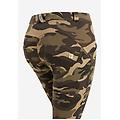 pantaloni push up wr. up 7/8 clessidra superskinny camouflage marrone-mimetico donna extra large