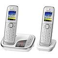 telefono kx-tgj322 dect bianco vivavoce sms rubrica 250 voci