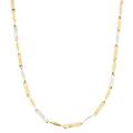 collana uomo oro giallo bianco gl100353