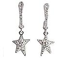orecchini stella da donna in metallo e cristalli mod. 5115360