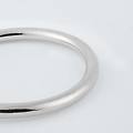 orecchini a cerchio toujours oro bianco collezione toujours oro bianco
