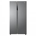 sbs 90 serie 3 hsr3918enpg frigorifero side-by-side libera installazione 528 l e argento