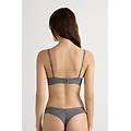 reggiseno a triangolo tiziana in cotone donna grigio taglia 2c