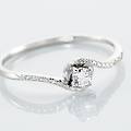 anello solitario sophia oro bianco diamante collezione sophia misura 56 oro bianco