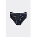 slip uomo in cotone superior con logo uomo blu taglia 5