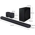 home soundbar 9. 1. 4 + 2 rear 540w hw-q930d/z