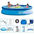 - piscina fuori terra in giro 366x76 cm blu include accessori coordinati a668