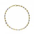 bracciale uomo oro giallo bianco gl101511
