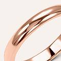 fede classica leggera 3. 2 mm oro rosa collezione fede leggera 750/1000 oro rosa