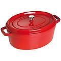 - cocotte in ghisa con coperchio diametro 31 cm capacità 5. 5 lt colore rosso ciliegia linea