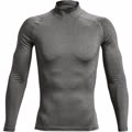 t-shirt a manica lunga con colletto rialzato heatgear