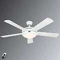 ventilatore da soffitto illuminato titanium bianco