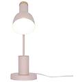 lampada da tavolo devone rosa antico altezza 43 cm metallo