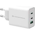 althea12w caricabatterie 3 porte 65w gan usb pd bianco