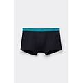boxer in microfibra con logo uomo blu taglia 5