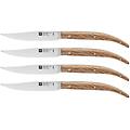 steak-sets set da bistecca liscio 4-pz. naturale