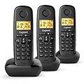 telefono cordless basic 100 trio nero vivavoce schermo 1 5 blocco chiamate