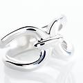 anello silver collection argento rodiato collezione silver collection misura 54 bianco