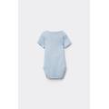 body beb&egrave; mezza manica in 100% cotone stampato azzurro tama&ntilde;o 3-6