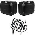 bauletti pack tr47l terra nero line left + tr36r terra nero line right + y0tn794p unica