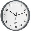 dostmann orologio da parete radiocontrollato rotondo grigio-bianco