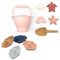 set secchiello + barchetta pink