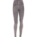 pantaloni push up wr. up clessidra vita media bleached shark donna xxs