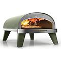 piana forno a gas per pizza colore eucaliptus