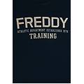 t-shirt con logo centrale e dettaglio camouflage dark sapphire uomo medium