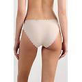 slip in cotone e pizzo donna naturale taglia 7