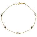 bracciale donna oro giallo bianco gl101174