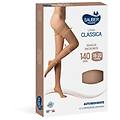 srl calza autoreggente 140 denari maglia microrete nero taglia 5 linea classica