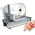 affettatrice professionale lama 22cm in acciaio 150w grigio affetta salumi