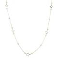 collana donna oro bianco stelle gl100173