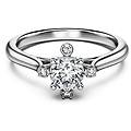 Swarovski Anello Fidanzamento Solitario Created Diamonds Galaxy 5690384