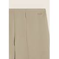 pantaloni slim con gamba ampia e dettaglio piping abbey stone donna medium