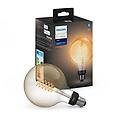 lampadina smart led e27 globo trasparente luce calda 7w= 550lm (equiv 40 w) 150° dimmerabile