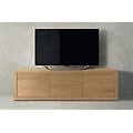 milanihome. it mobile tv porta tv cm 170x45x50 h legno naturale per interno ca marrone 170 x 50 x 45