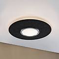 smart plafoniera led tulga antracite ø 45 cm feltro