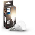 lampadina smart led e14 sferico opaco luce calda 5. 7w= 470 lm (equiv 40 w) 150&deg; dimmerabile