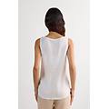canotta in lino the pure linen donna bianco taglia s