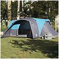 - tenda da campeggio a cupola per 4 persone blu impermeabile