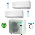 climatizzatore condizionatore dualsplit perfera 2mxm68a + ftxm25r + ftxm50r 9+18 9000+18000 btu