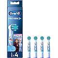 kids pro 3+ testine ricambio spazzolino elettrico disney frozen 4 pz bianco