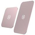universal metallic plate supporto da auto magnetico rosa-oro